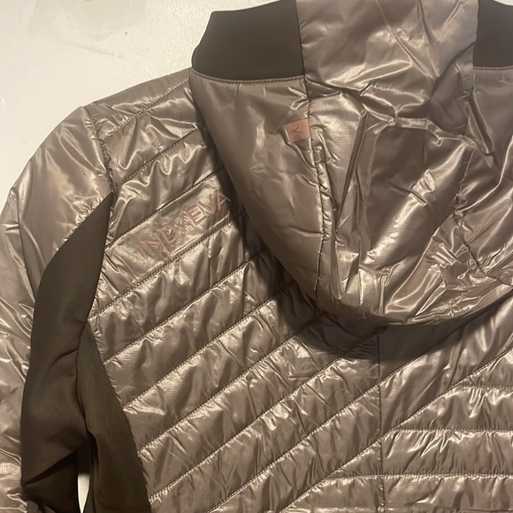 Indyeva MANTAR INSULATED HOODED jacket small in peppercorn/mocha - Picture 10 of 16